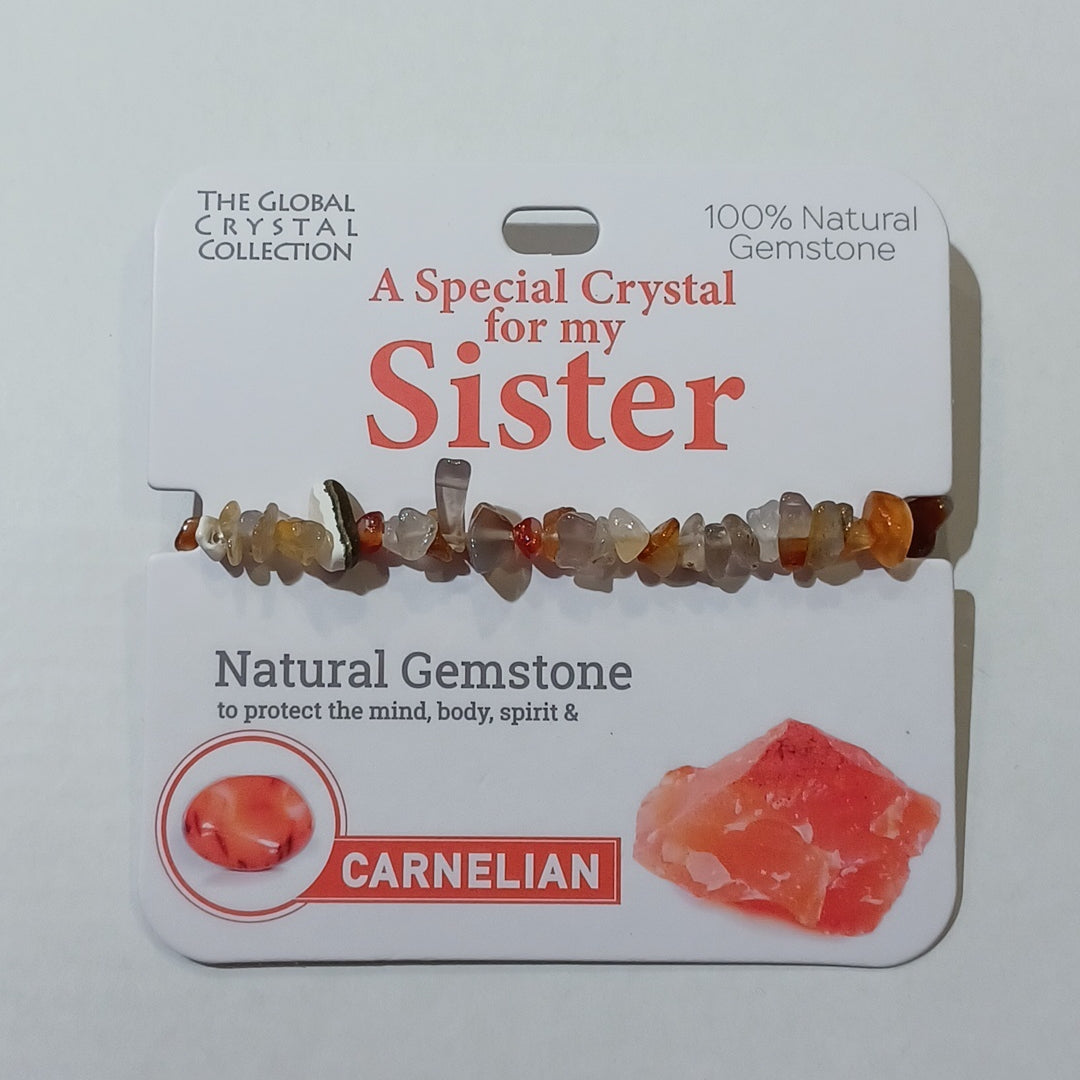 Gemstone Bracelet - Sister Carnelian