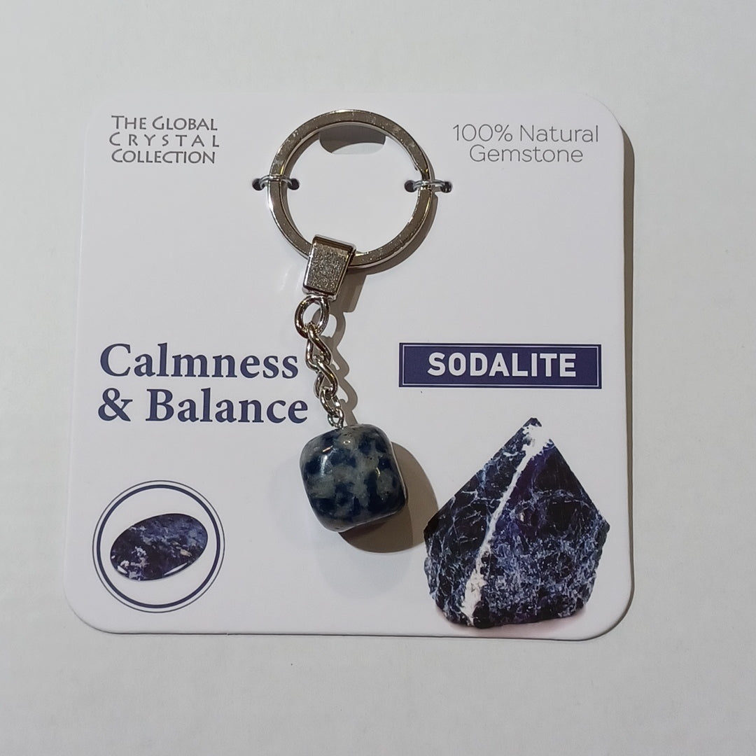 Gemstone Keyring - Calmness & Balance Sodalite
