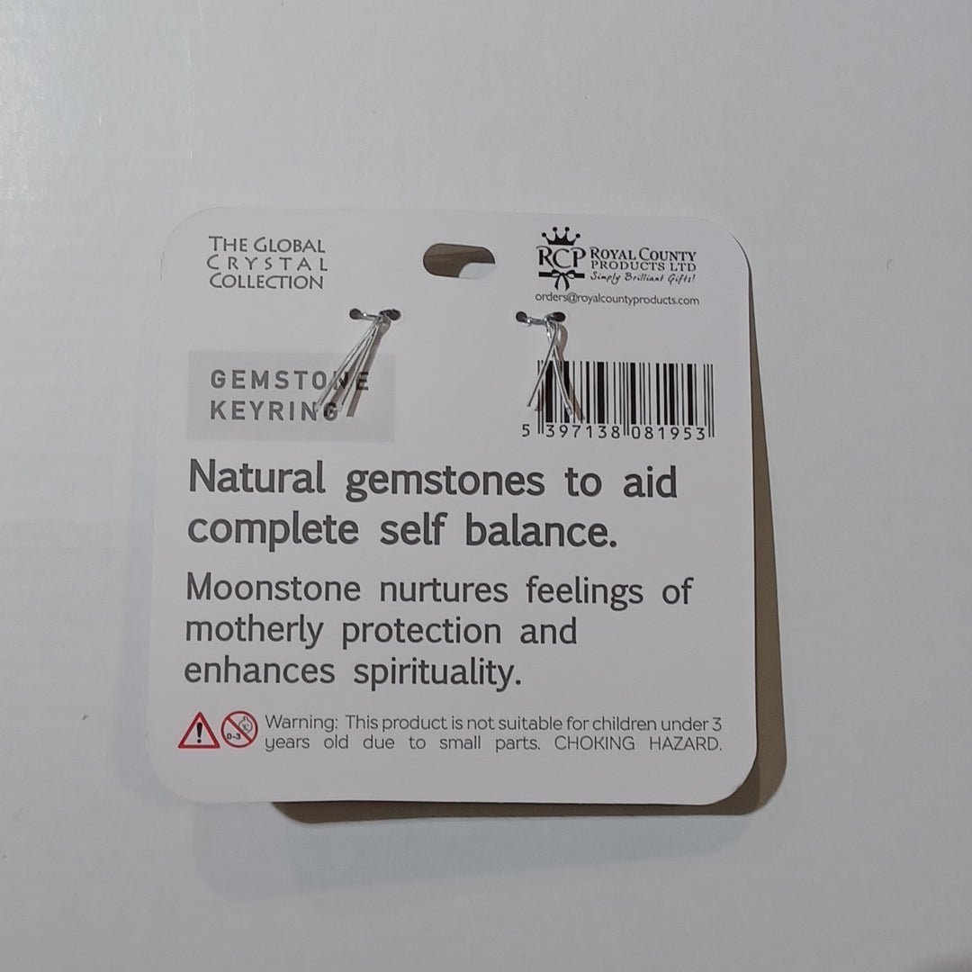 Gemstone Keyring - Mum Moonstone