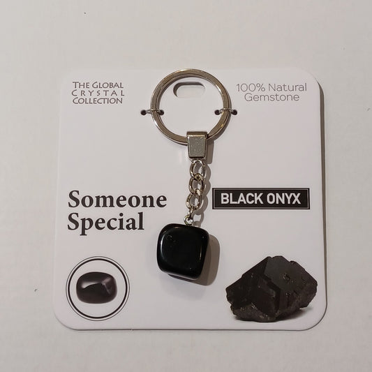 Gemstone Keyring - Someone Special Black Onyx