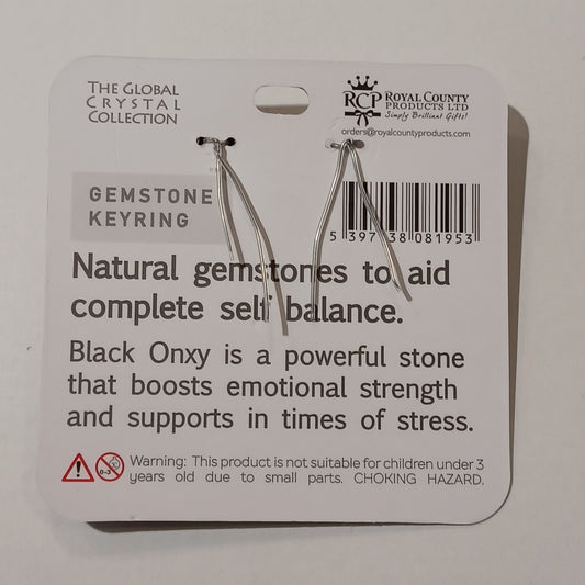 Gemstone Keyring - Someone Special Black Onyx