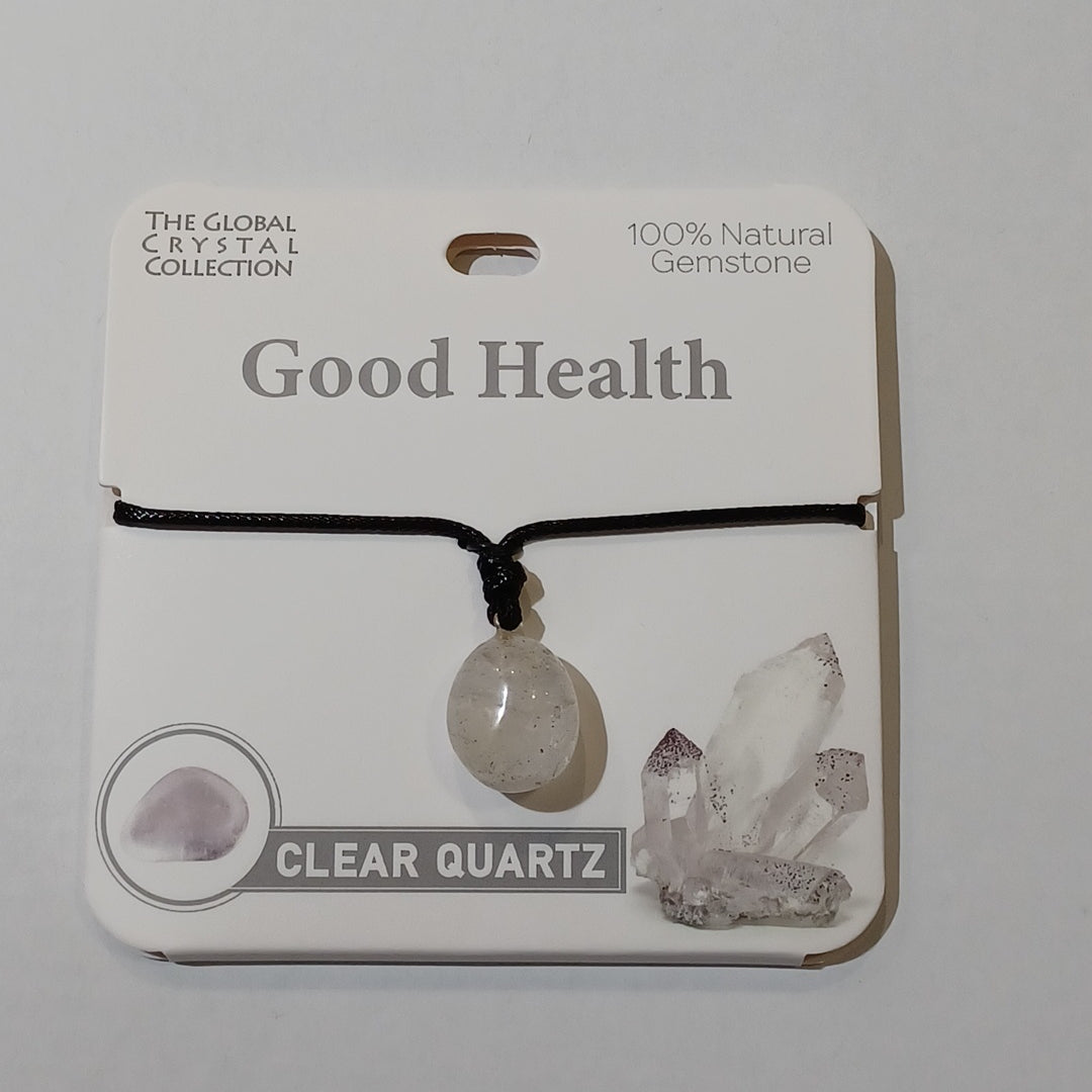 Gemstone Necklace - Good Health Clear Quartz