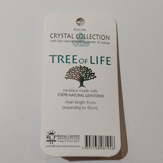 Tree of Life Gemstone Necklace - Success Turquoise