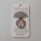 Tree of Life Gemstone Necklace - Love Rose Quartz
