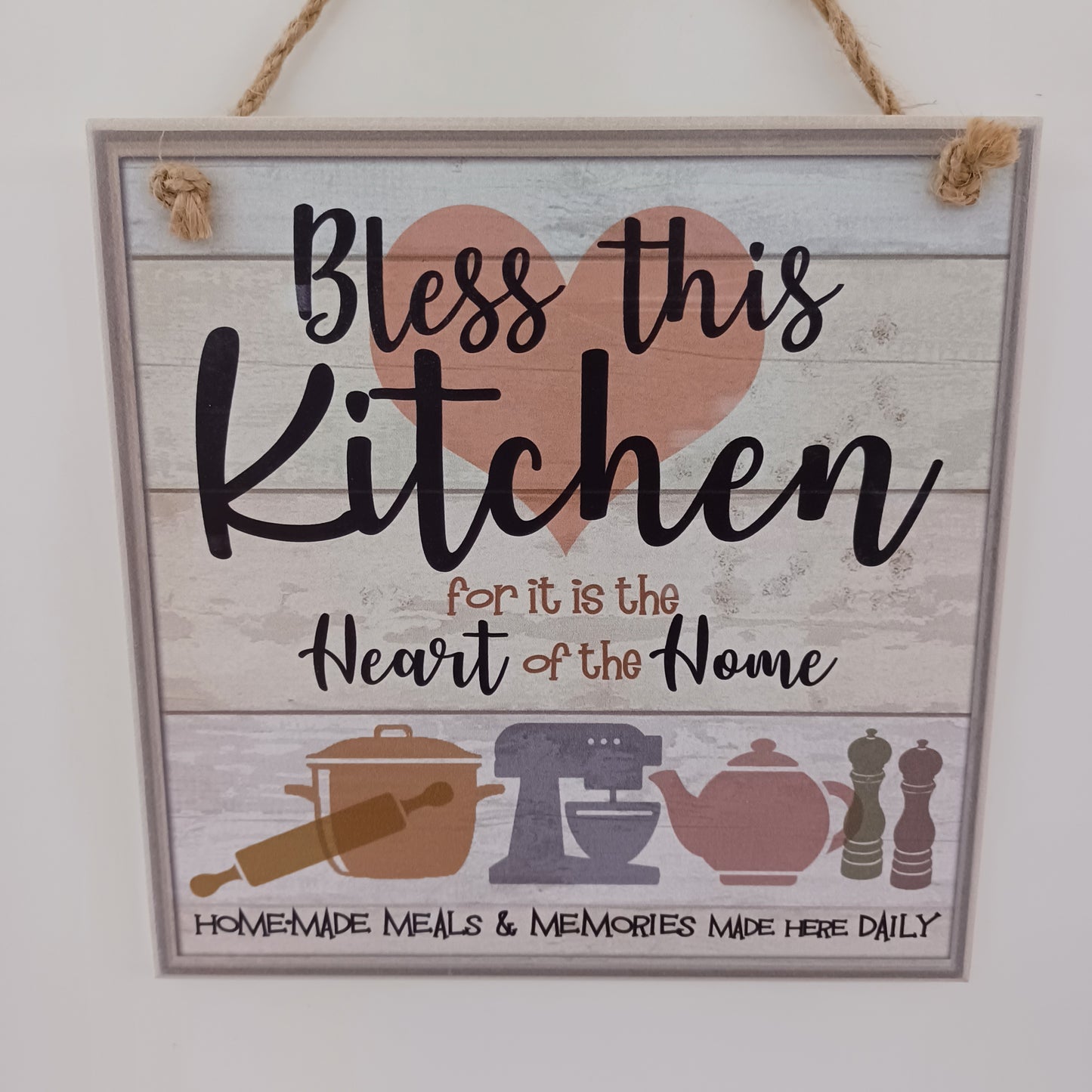 Vintage Plaque - Bless This Kitchen