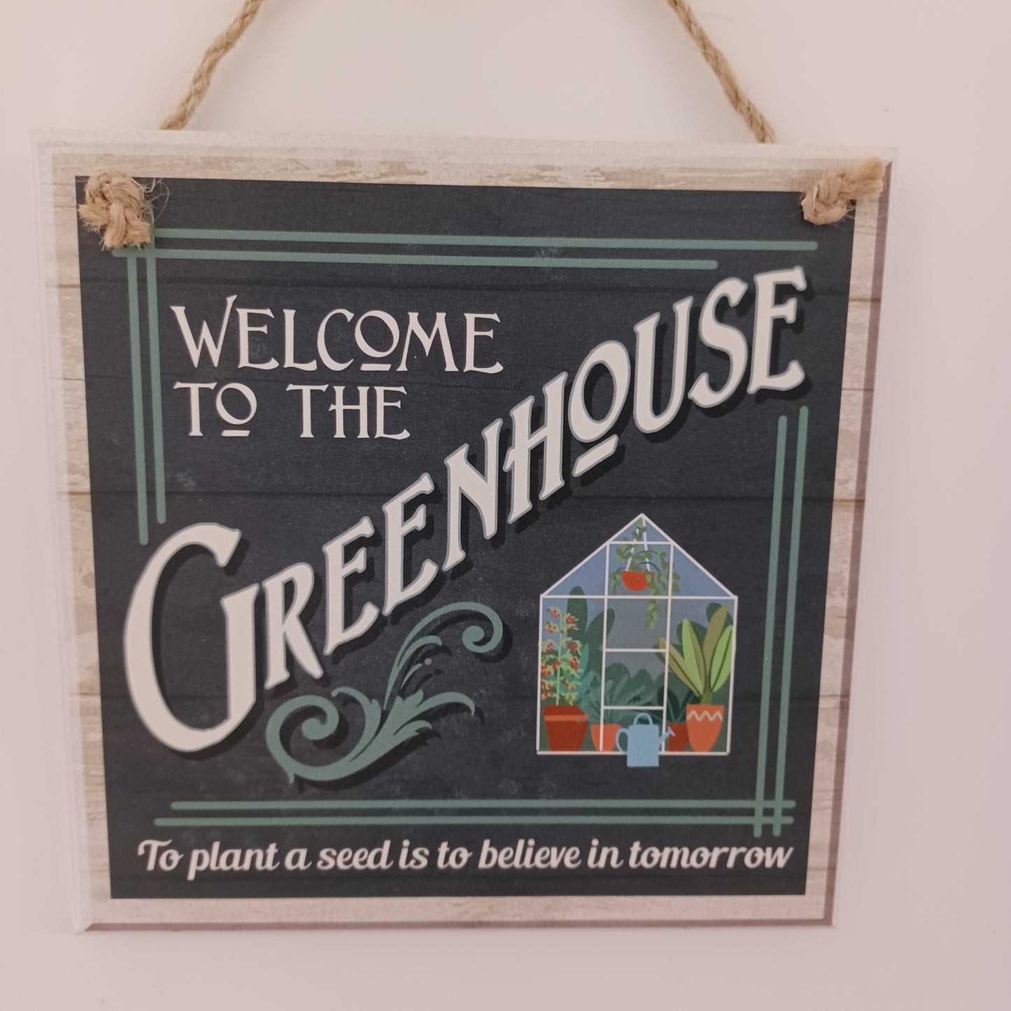 Vintage Plaque - Greenhouse