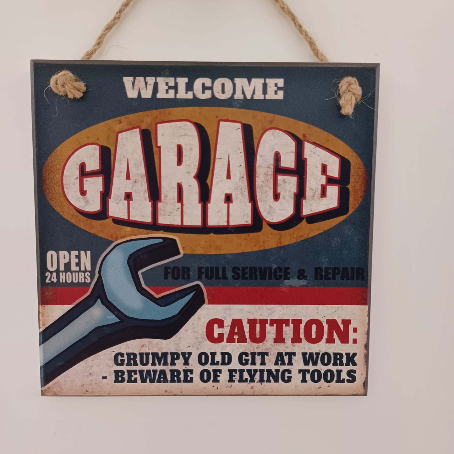 Vintage Plaque - Welcome Garage