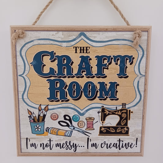 Vintage Plaque - Craft Room