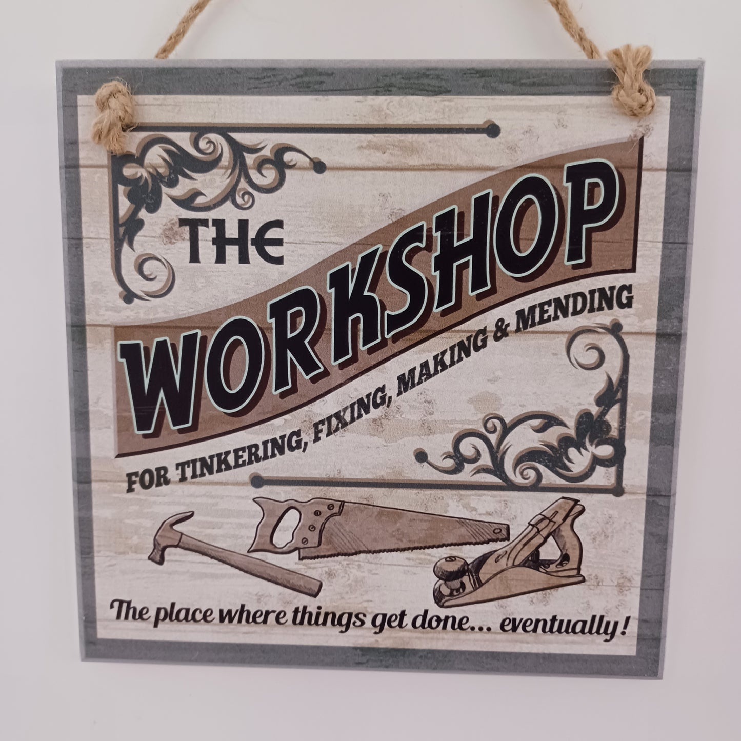 Vintage Plaque - Workshop
