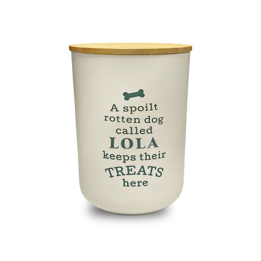 Dog Treat Jar - Lola
