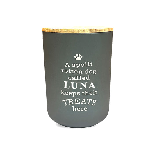 Dog Treat Jar - Luna