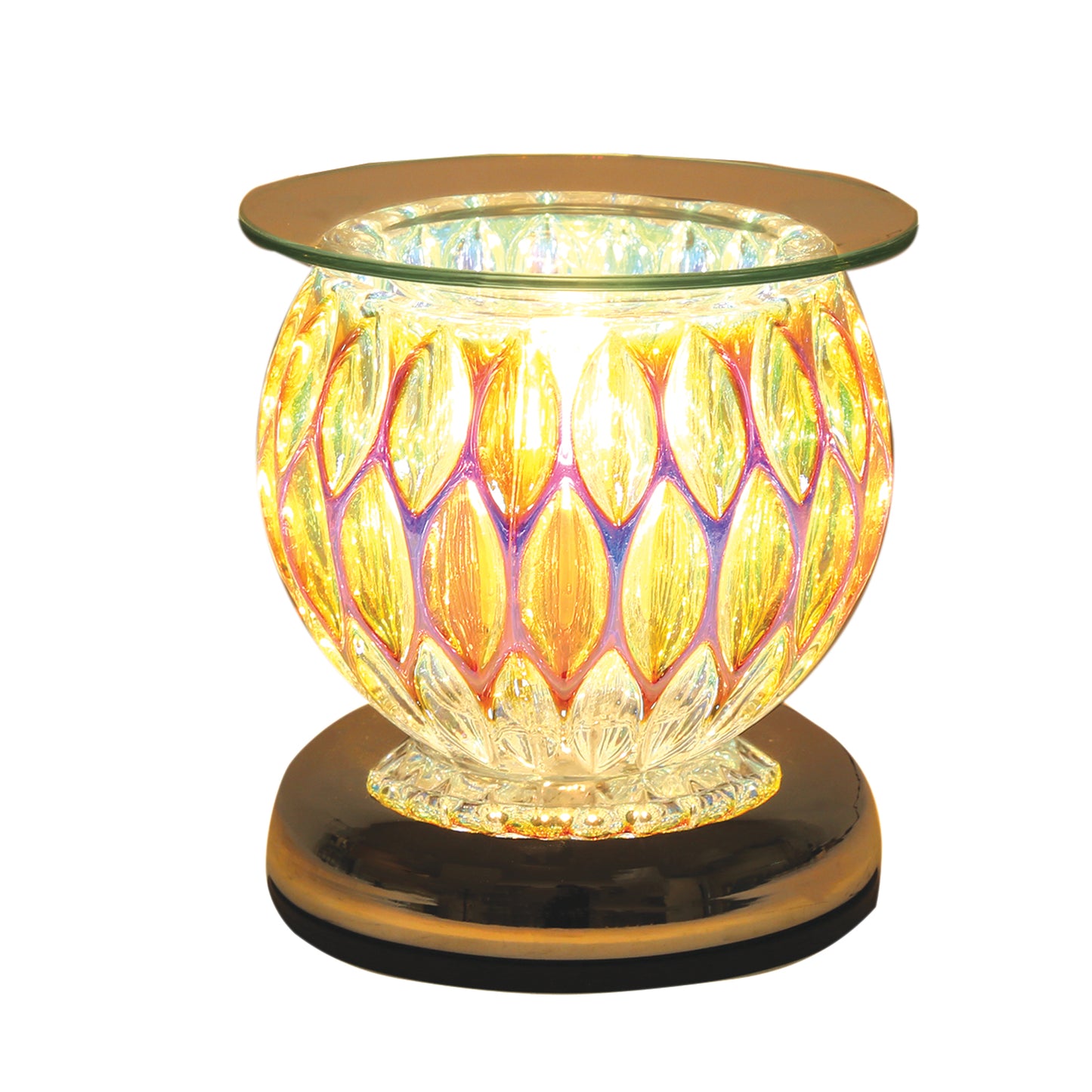 Glass Lustre Electric Burner - Oval Cup