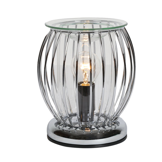 Industrial Framework Electric Burner - Chrome Oval