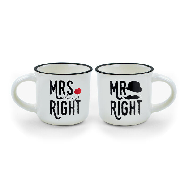 Legami Mr & Mrs Espresso Cups
