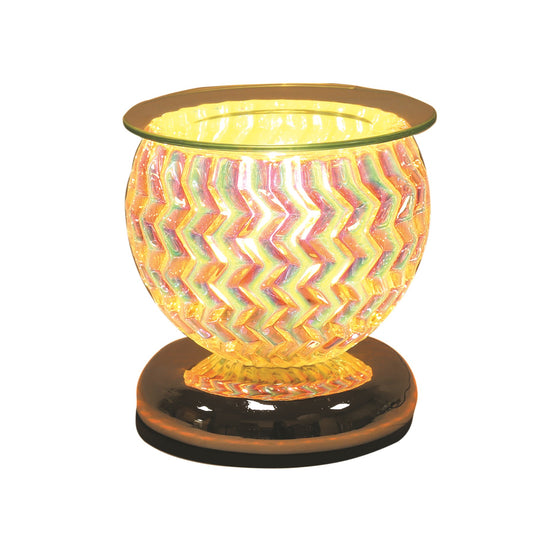 Glass Lustre Electric Burner - Zigzag Cup