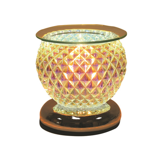 Glass Lustre Electric Burner - Diamond Cup